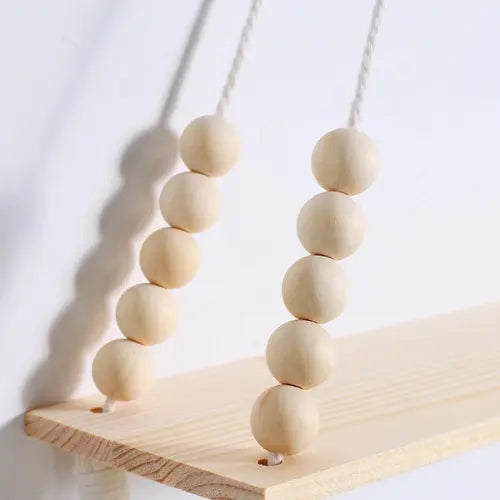 Perlenkette aus Holz