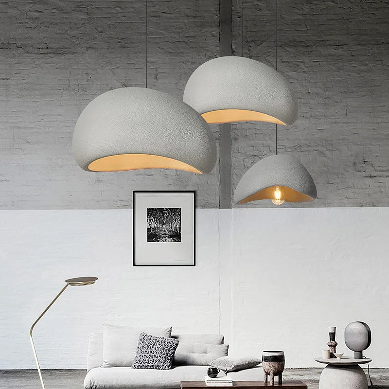Hängeleuchte im Wohnzimmer