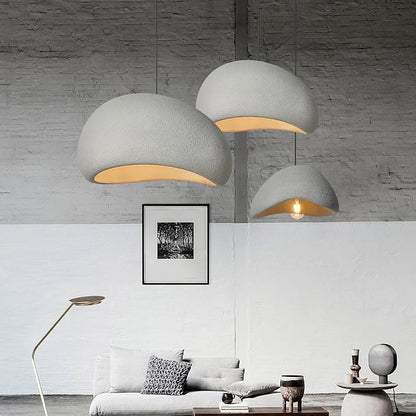 Hängeleuchte im Wohnzimmer