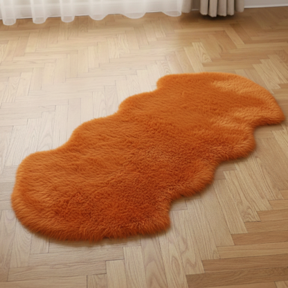 Faux-Fur Schafsfell Orange
