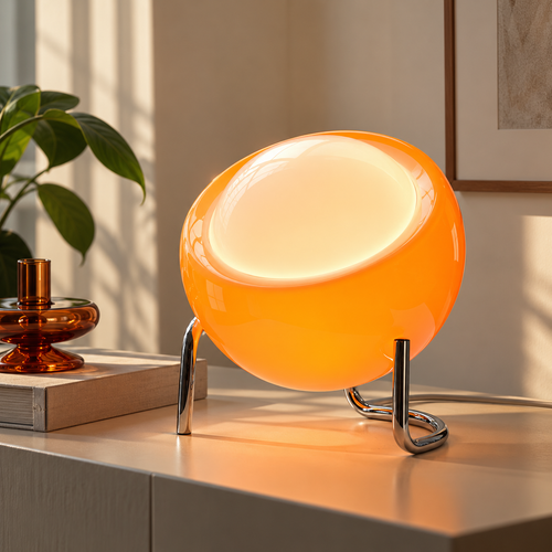Tischlampe Orange Bauhaus 1