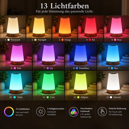 13 Lichtfarben fuer jede Stimmung