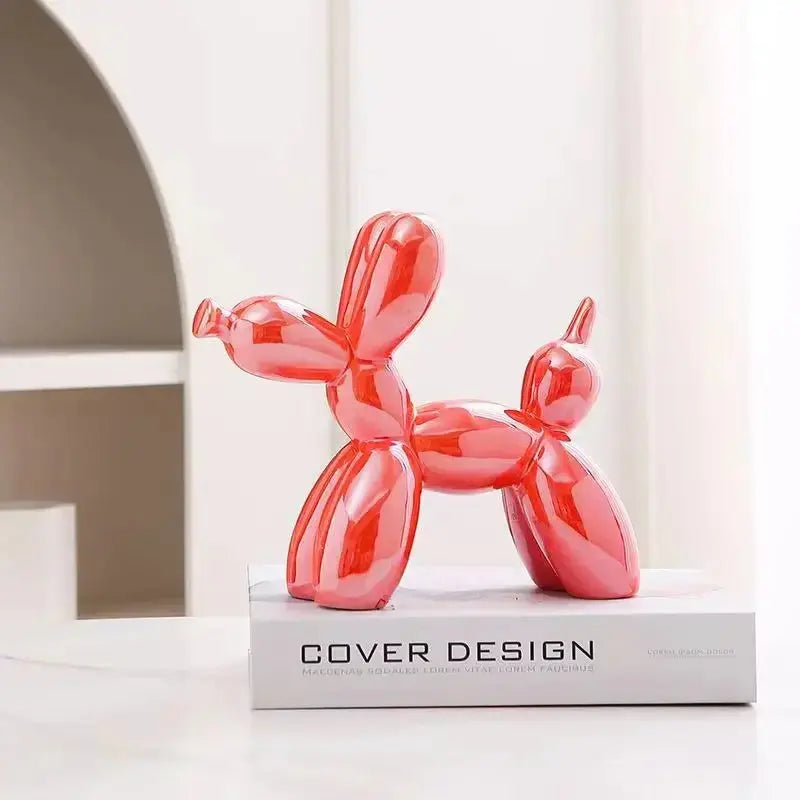 PERRO Skulptur Keramik – Ballonhund-Figur als modernes Deko-Objekt Marquille