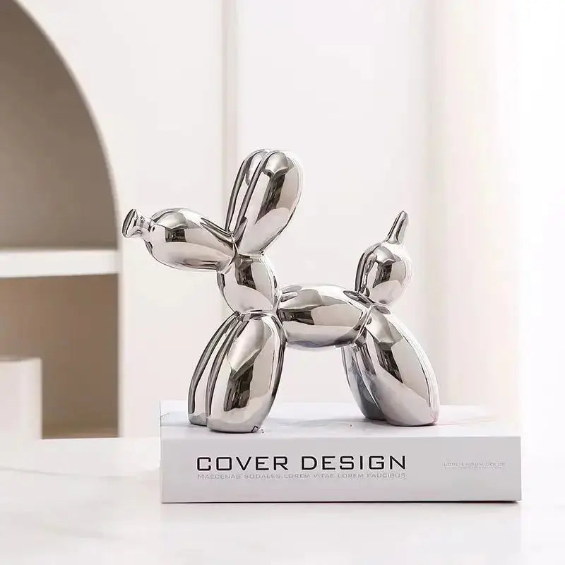 PERRO Skulptur Keramik – Ballonhund-Figur als modernes Deko-Objekt Marquille