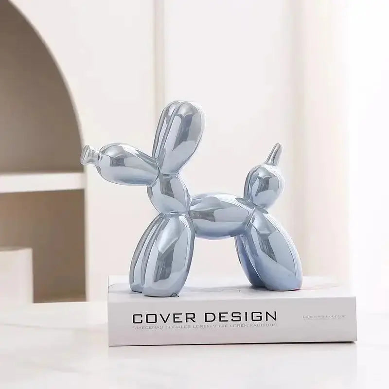 PERRO Skulptur Keramik – Ballonhund-Figur als modernes Deko-Objekt Marquille