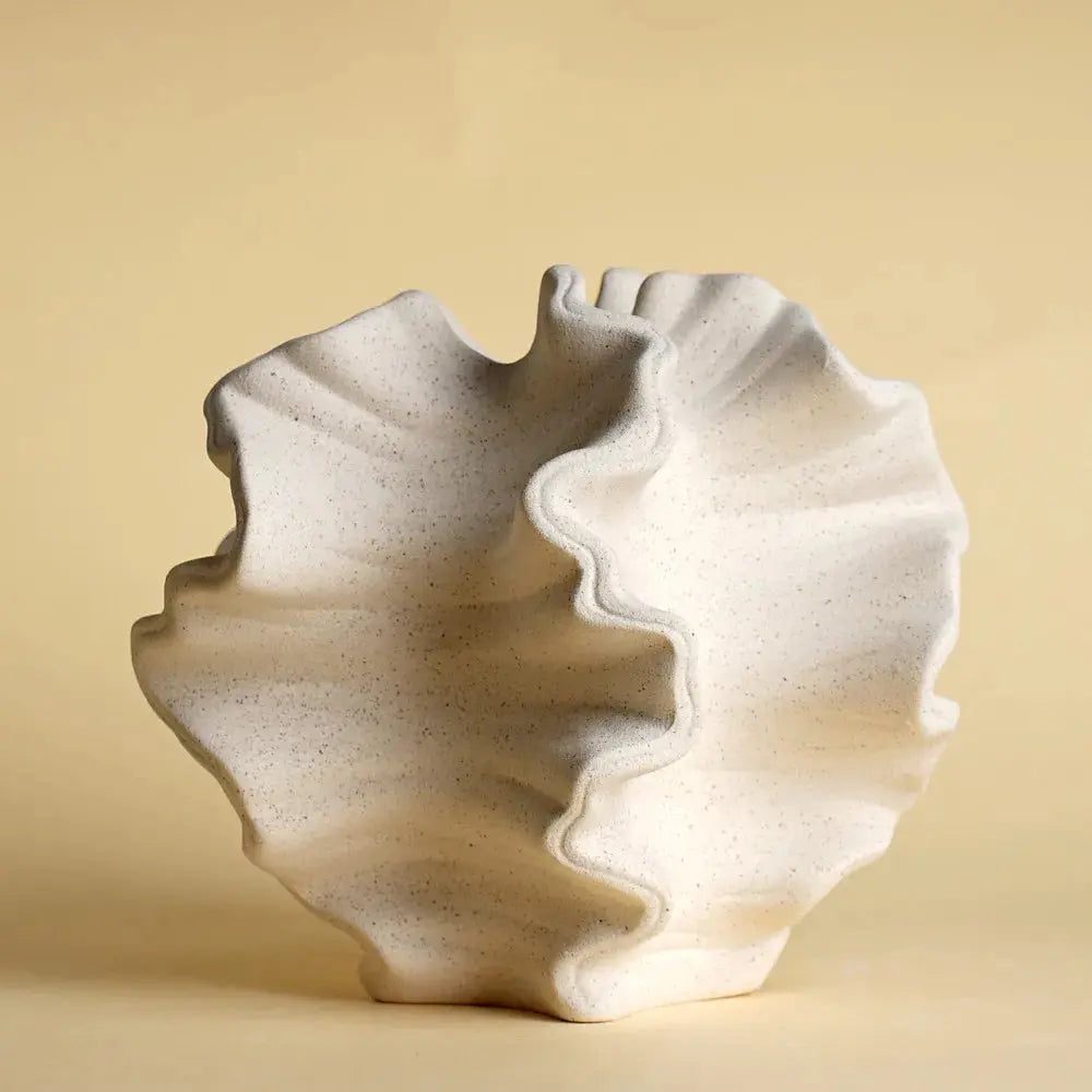 Keramikvase im Korallendesign