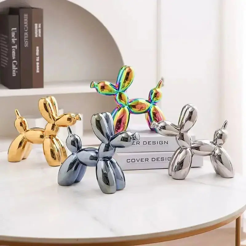 PERRO Skulptur Keramik – Ballonhund-Figur als modernes Deko-Objekt Marquille