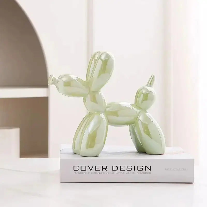 PERRO Skulptur Keramik – Ballonhund-Figur als modernes Deko-Objekt Marquille