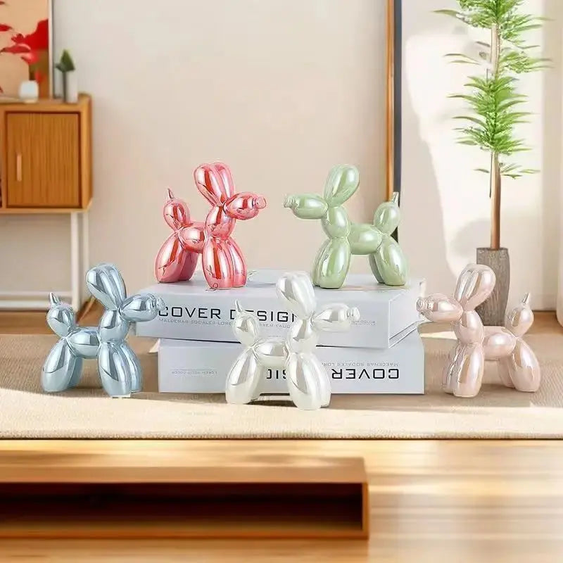 PERRO Skulptur Keramik – Ballonhund-Figur als modernes Deko-Objekt Marquille